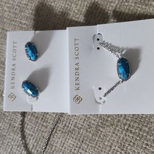 Kendra Scott Ellie stud earrings and necklace set
